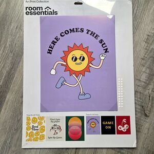 Good Vibes Retro Art Print Collection (6-Pack) - Room Essentials, NIP!